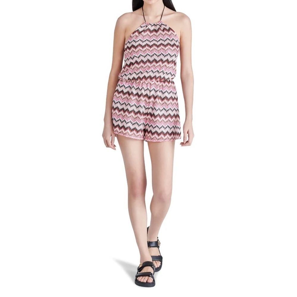Steve Madden Pinto Halter Romper NWT